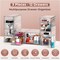 Sorbus 12 Drawers Acrylic Organizer for Makeup, Organization and Storage, Art Supplies, Jewelry, Stationary - 3 Pcs Clear Stackable Storage Drawers